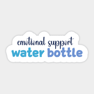 Emotional Support Water Bottle Please Do Not Pet Sticker